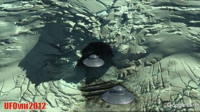Found the Nazi UFOs Enters and Leaves in the Antarctic Cellar