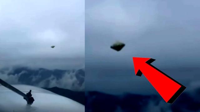 What The HECK! Near Collision 10,000 Feet UFO UAP? Massive Ship Over Tallest Mountain In the WORLD!