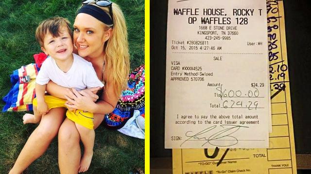 Waffle House Waitress Needed Extra Cash, Two Young Men Offer Help