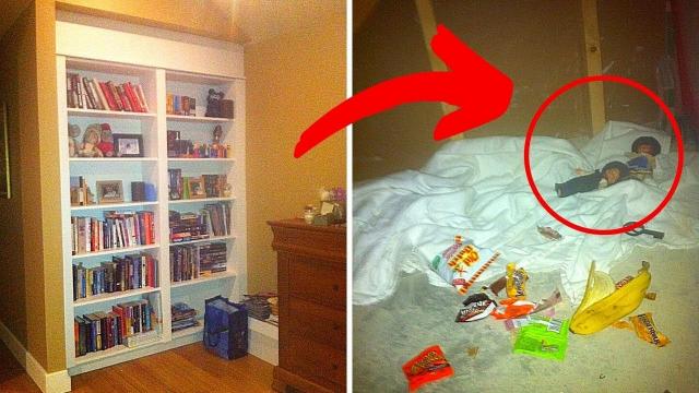 Boys Find Staircase Leading To Room Hidden Behind a Bookcase in Their House, Then Things Get Weird