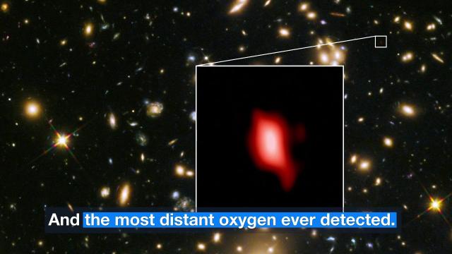 Distant Galaxy Surprisingly Had Early Stage Star Formation
