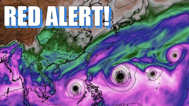 Red Alert! Danger! Hurricane Ophelia! 4 Cyclones in Pacific! NW Rain Train! & More!