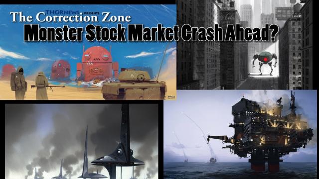 Monster Stock Market Crash Ahead? We are now  in the Correction Zone.