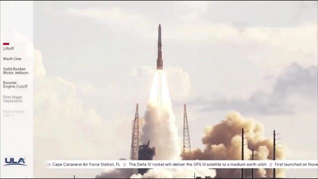 GPS III Satellite Launched Atop Delta IV Rocket