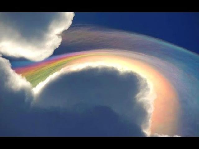 OH MY GOD FIRE HAARP UFO RAINBOW! BLOWS Tourist AWAY! 2015