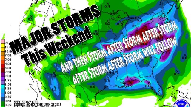 NE USA Coast to get 'WASHED OUT' storms this wkend followed by an Endless Pattern of Storms