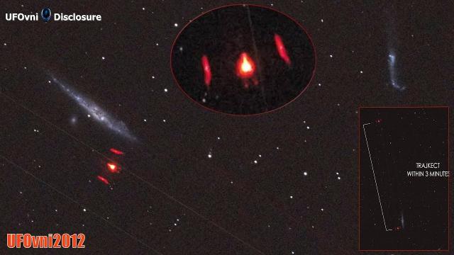 SkyWatcher from Aztec: Red Glowing UFO spotted in the Constellation Canes Venatici
