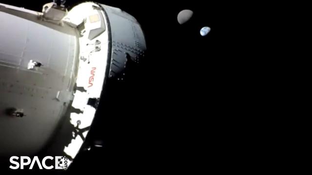 Artemis 1's Orion spacecraft sees Earth and moon in epic time-lapse