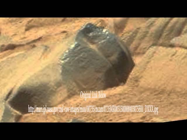 UFO Sightings UFO Hunter Discovers Ancient Humanoid Carving On Mars? 2015