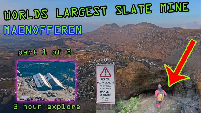 Full Explore of Worlds Largest Slate Mine MAENOFFEREN PT1 OF 3