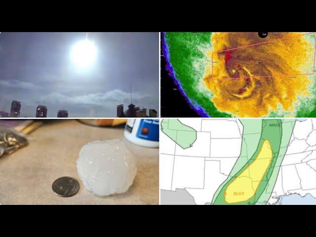 Multi-Polygonal Fujiwara Tornadoes over Oklahoma! Mystery* Asteroid* explodes over Kyiv! and more.