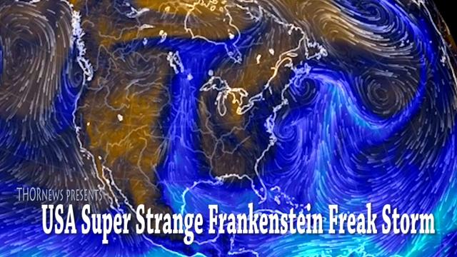 Weird Weather - Super Frankenstein Freak Storm USA Underway