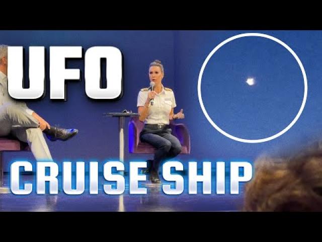 CAPTAIN CAPTURES UFO VIDEO ON CRUISE SHIP ????