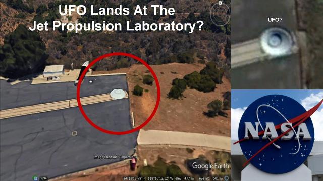 UFO Lands At The Jet Propulsion Laboratory?