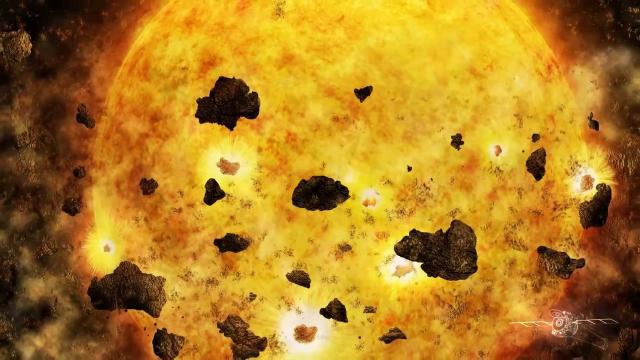 Young Star Likely Destroyed Infant Planet