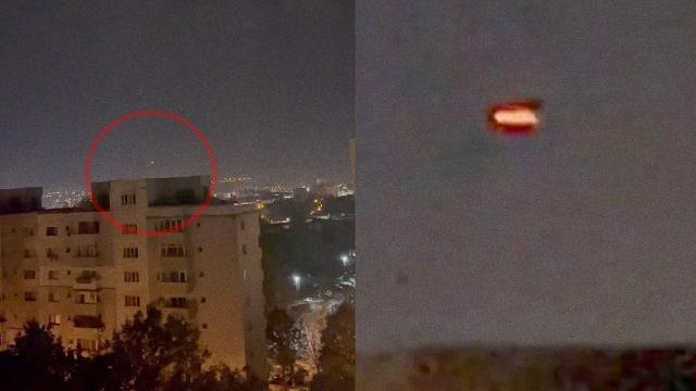 Mysterious Red Light UFO spotted in Romania, Sept 2023 ????