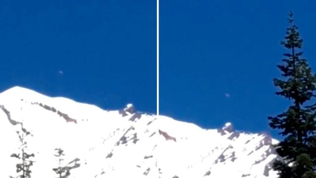Mysterious UFOs with Bright Lights above Mount Shasta (California) - FindingUFO