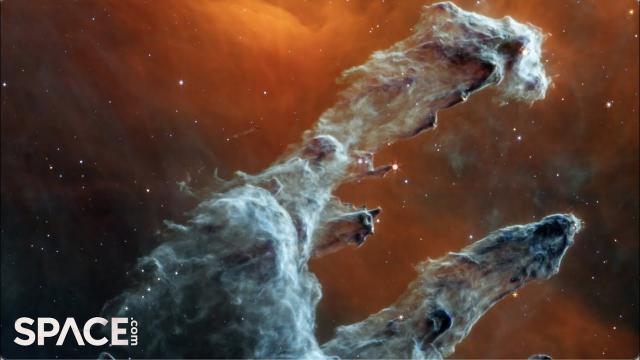 Webb Space Telescope's eerie Pillars of Creation image has all the Halloween vibes