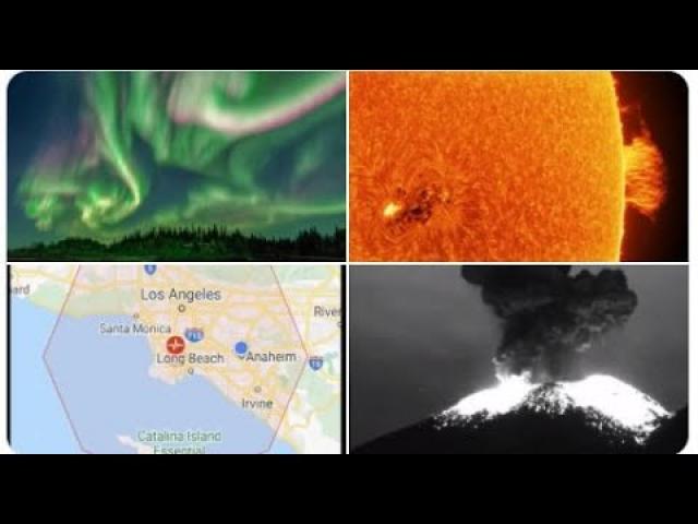 4.9 Los Angeles, California Earthquake, Pacific Northwest Atmospheric River & Mexico Volcano.