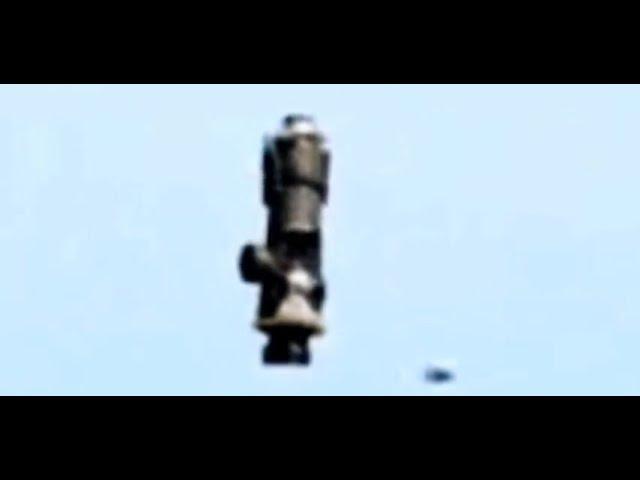 Turbine-like UFO hovering in mid-air caught on video in Australia