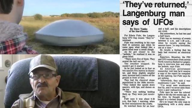 Interview with Canadian Farmer Edwin Fuhr about his Encounter with UFOs in 1974 - FindingUFO