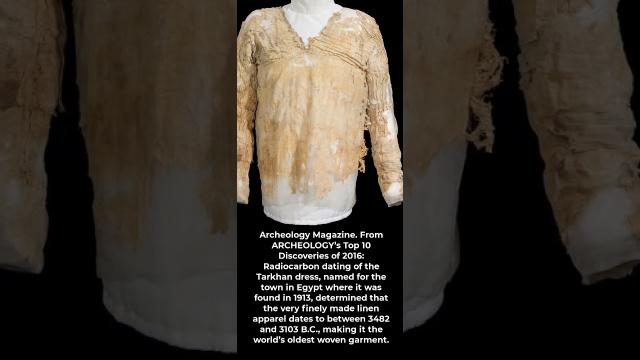 the world’s oldest woven garment