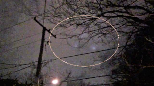 Strange Lights over Washington DC Night Sky