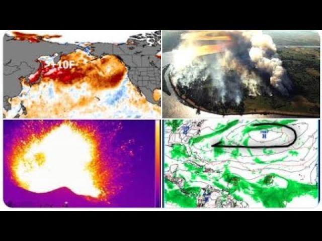 Bizarre Heating anomaly in the Pacific! Wildfires rage across the Globe! Heavy Rain in SE & Colorado