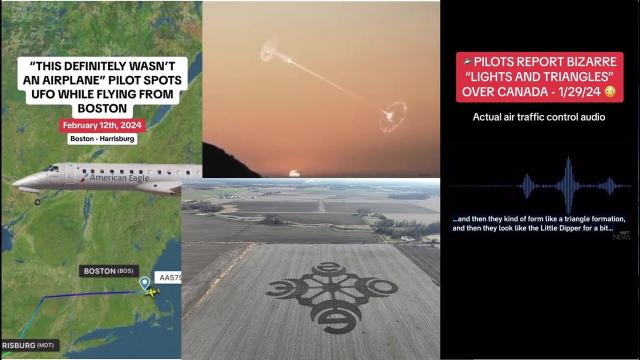 Portal opens in Argentina, Crop Circle in Kansas, UFO sightings reports by airline pilots