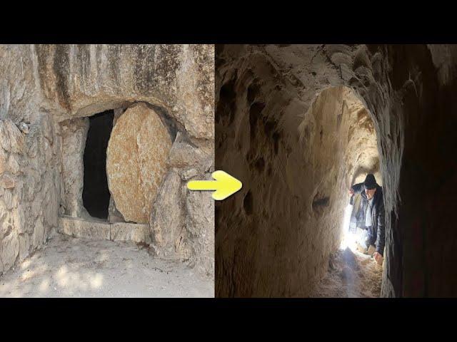 A cave complex with hieroglyphs symbols discovered in Ukraine