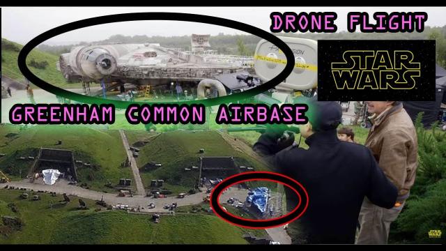 Greenham Common Drone 2017 Silos and Control Tower 4k and STAR WARS location