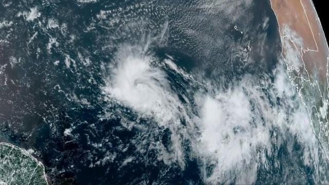 Tropical Storm Bret forms in this amazing time-lapse from space
