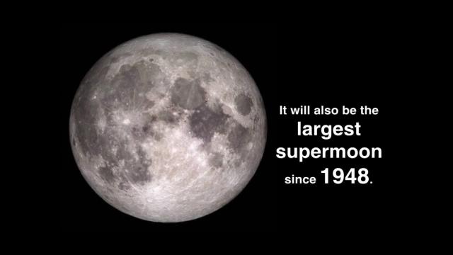 Largest 'Supermoon' Since '48 Will Not Be This Close Again Until 2034 | Video
