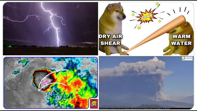Tropical Storm Isaias headed to Florida & will bring flooding to East Coast! Apple Fire & Volcanoes!