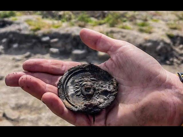 SILVER PHALERA DEPICTING MEDUSA AMONG NEW FINDS AT ROMAN VINDOLANDA