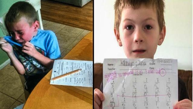 Teacher Writes Insult On Boy’s Homework, Has No Idea Who Dad Is