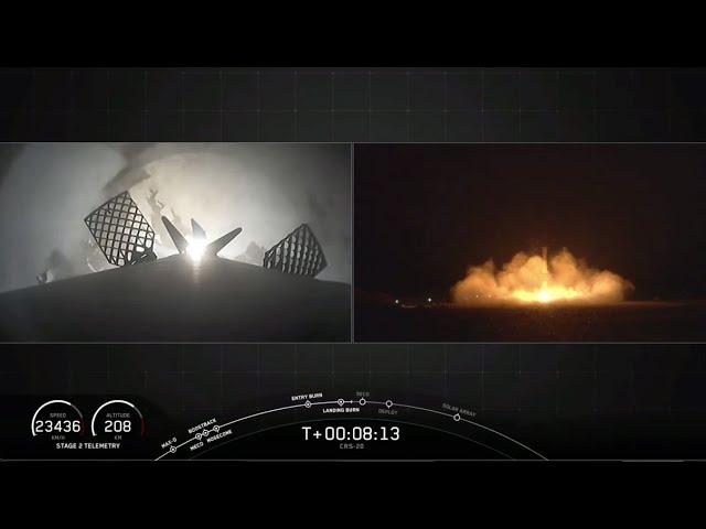 LZ1 Touchdown! SpaceX lands rocket for 50th time
