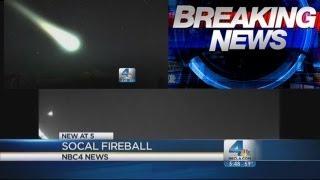 GIANT METEOR FALLS OVER LOS ANGELES CALIFORNIA 21 FEB 2013