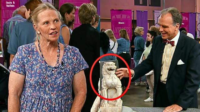 Antiques Roadshow Appraiser Chokes Back Tears When He Sees Woman’s Antique Lion Statue