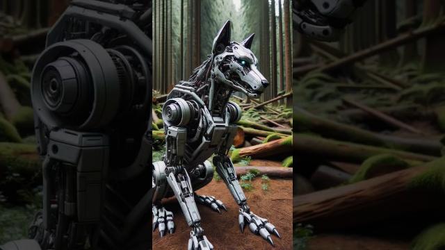 Japan Monster Robot Wolves #japan #robot #wolve #wolves #animal #animals #robots