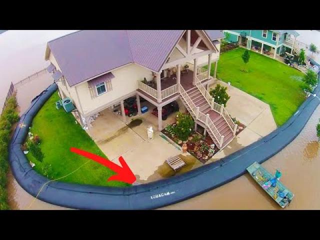 Texas Man Has The Last Laugh As He Outsmarts Mother Nature And Saves His Home From A Massive Flood