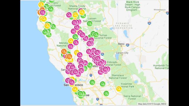 PG&E begins to Cut Power to 800,000 California Customers for up to 5 Days for Strong Santa Ana Event