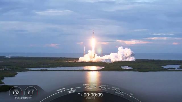 Blastoff! SpaceX launches SAOCOM-1B for Argentina