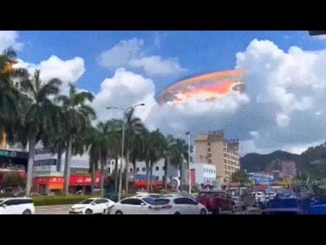 Huge Cloud Formation Looking Like Mothership in China ????