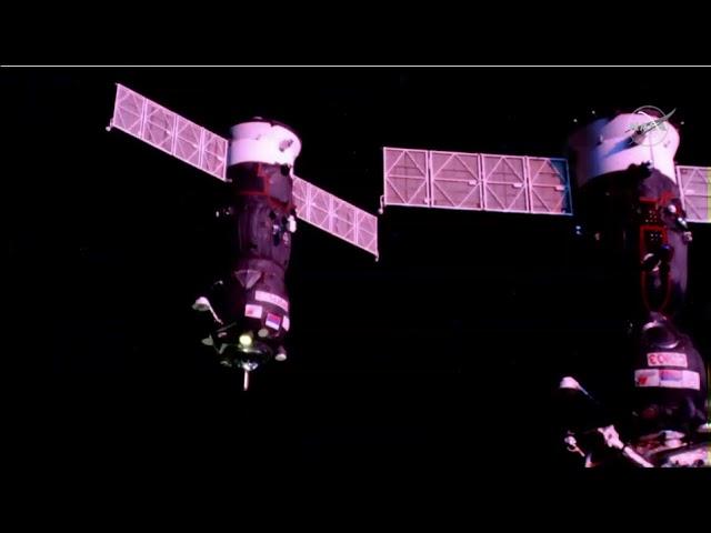 Russian Progress 72 Spacecraft Docks With Space Station