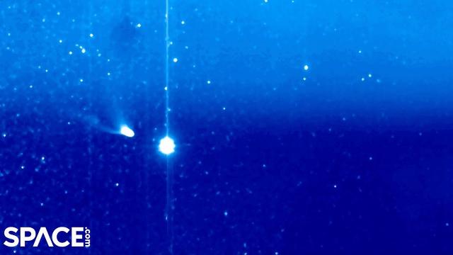 See Comet 12P/Pons-Brooks and Jupiter in amazing Sun observatory time-lapse