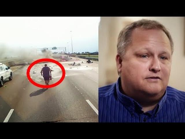 When This Trucker Witnessed A Highway Explosion, His Dash Cam Captured Some Miraculous Footage..