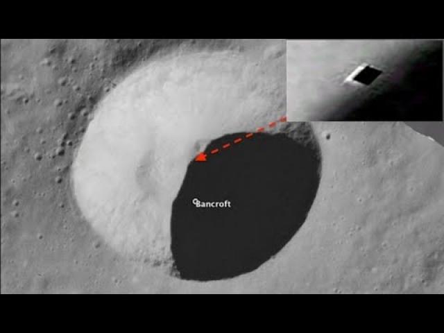 Aliens on the Moon: Entrance to an Alien underground base found in the Bancroft Crater!