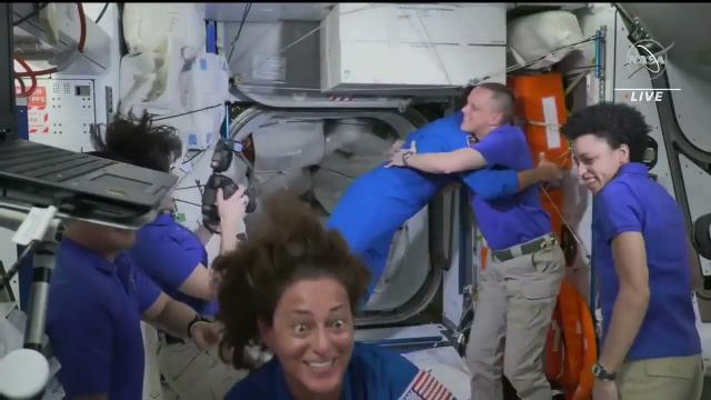 SpaceX Crew-5 enters space station after docking
