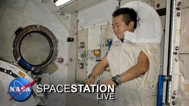 Space Station Live: Doing Science in Their Sleep